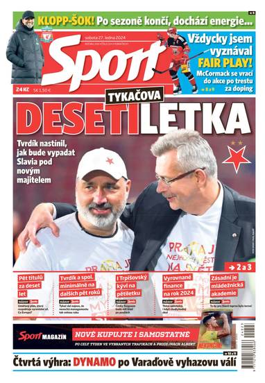 Sport - 27.1.2024 - CZECH NEWS CENTER a. s.
