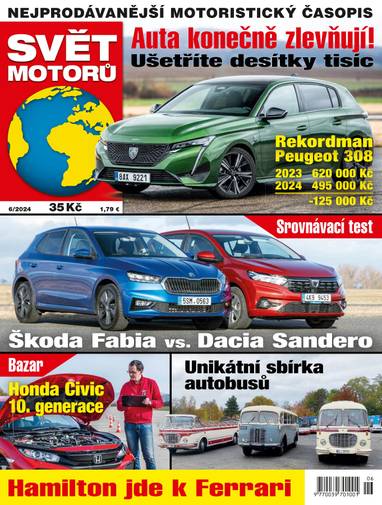 Časopis SVĚT MOTORŮ - 6/2024 - CZECH NEWS CENTER a. s.