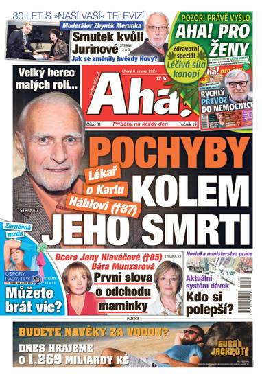 Aha! - 6.2.2024 - CZECH NEWS CENTER a. s.