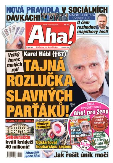 Aha! - 9.2.2024 - CZECH NEWS CENTER a. s.