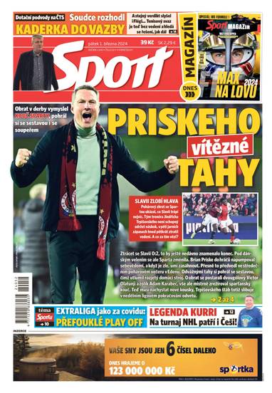 Sport - 1.3.2024 - CZECH NEWS CENTER a. s.