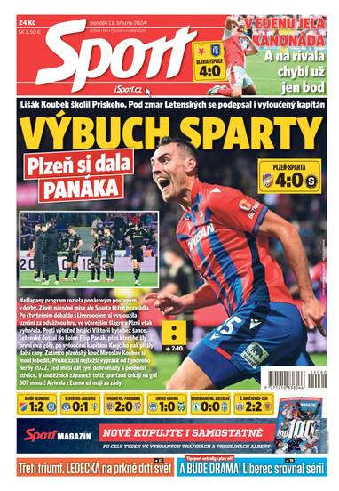 Sport - 11.3.2024 - CZECH NEWS CENTER a. s.