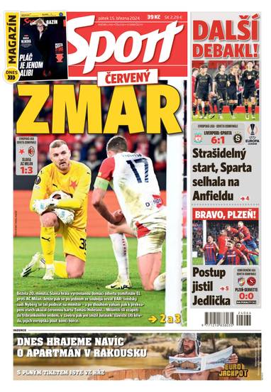 Sport - 15.3.2024 - CZECH NEWS CENTER a. s.