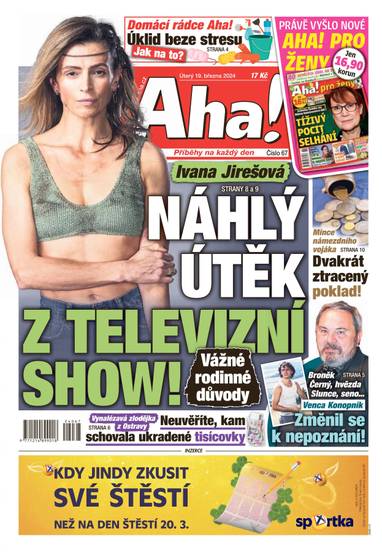 Aha! - 19.3.2024 - CZECH NEWS CENTER a. s.
