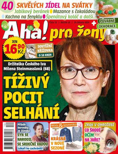 Časopis Aha! pro ženy - 12/2024 - CZECH NEWS CENTER a. s.