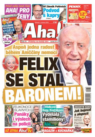 Aha! - 3.4.2024 - CZECH NEWS CENTER a. s.