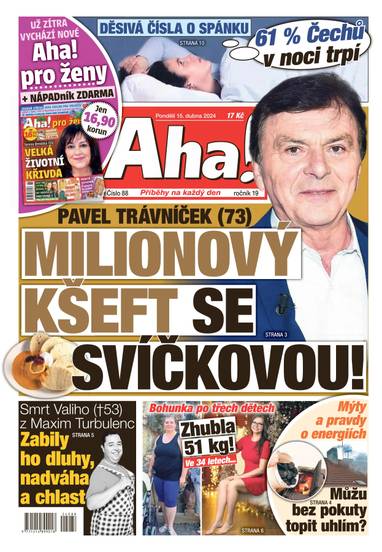 Aha! - 15.4.2024 - CZECH NEWS CENTER a. s.