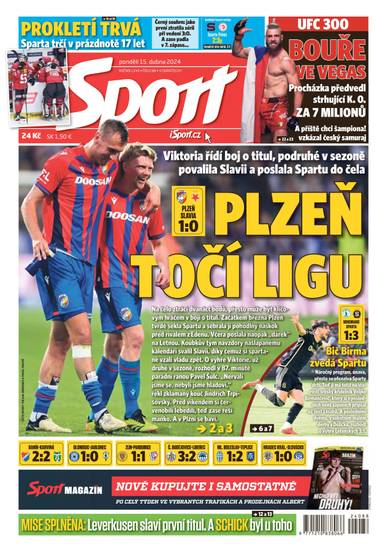 Sport - 15.4.2024 - CZECH NEWS CENTER a. s.