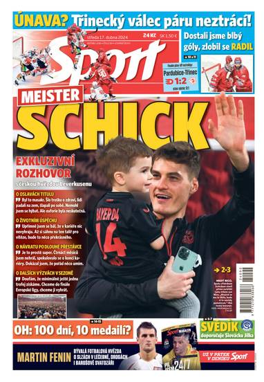 Sport - 17.4.2024 - CZECH NEWS CENTER a. s.