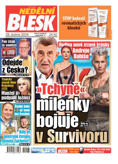 NEDĚLNÍ BLESK - 17/2024 - CZECH NEWS CENTER a. s.