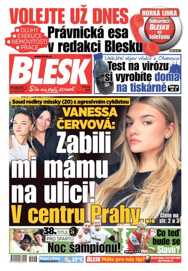 BLESK - 20.5.2024 - CZECH NEWS CENTER a. s.