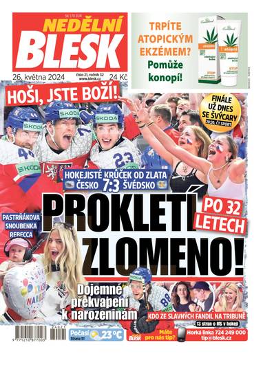 NEDĚLNÍ BLESK - 21/2024 - CZECH NEWS CENTER a. s.