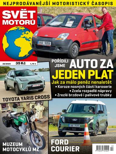 Časopis SVĚT MOTORŮ - 22/2024 - CZECH NEWS CENTER a. s.