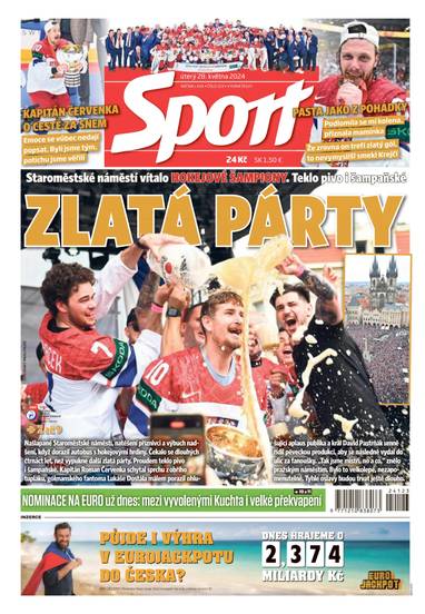 Sport - 28.5.2024 - CZECH NEWS CENTER a. s.
