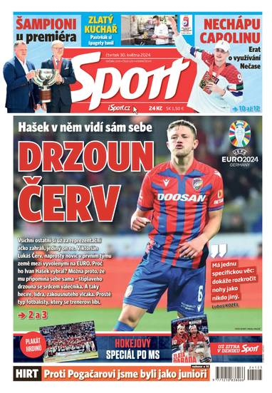 Sport - 30.5.2024 - CZECH NEWS CENTER a. s.