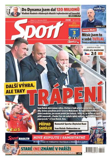 Sport - 11.6.2024 - CZECH NEWS CENTER a. s.