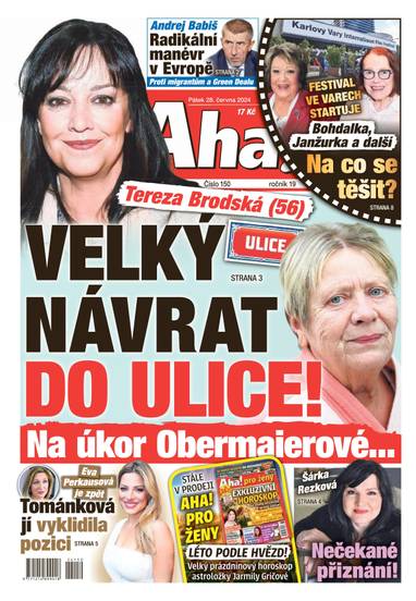 Aha! - 28.6.2024 - CZECH NEWS CENTER a. s.