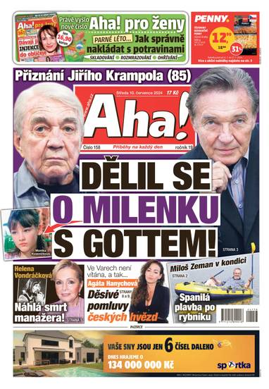 Aha! - 10.7.2024 - CZECH NEWS CENTER a. s.