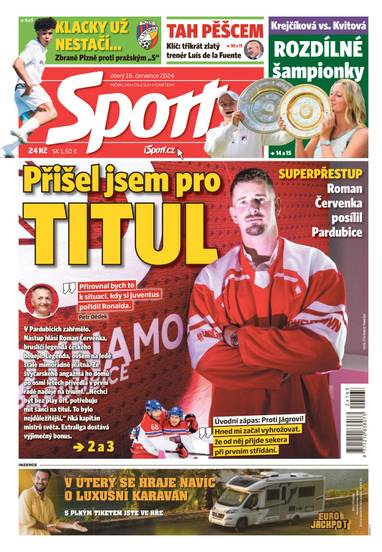 Sport - 16.7.2024 - CZECH NEWS CENTER a. s.