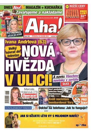 Aha! - 18.7.2024 - CZECH NEWS CENTER a. s.