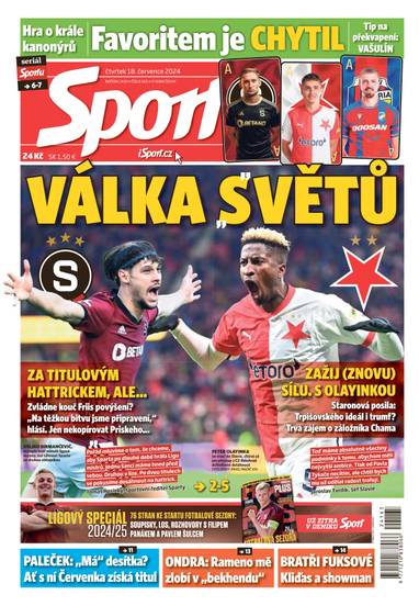 Sport - 18.7.2024 - CZECH NEWS CENTER a. s.