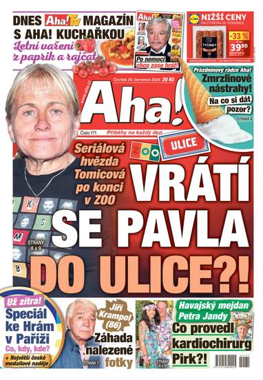 Aha! - 25.7.2024 - CZECH NEWS CENTER a. s.