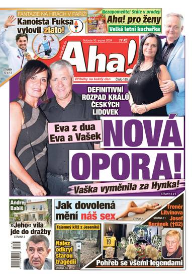 Aha! - 10.8.2024 - CZECH NEWS CENTER a. s.