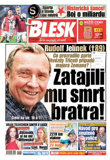 BLESK - 15.8.2024 - CZECH NEWS CENTER a. s.