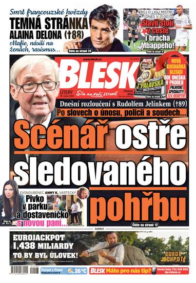 BLESK - 20.8.2024 - CZECH NEWS CENTER a. s.