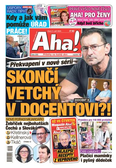 Aha! - 3.9.2024 - CZECH NEWS CENTER a. s.