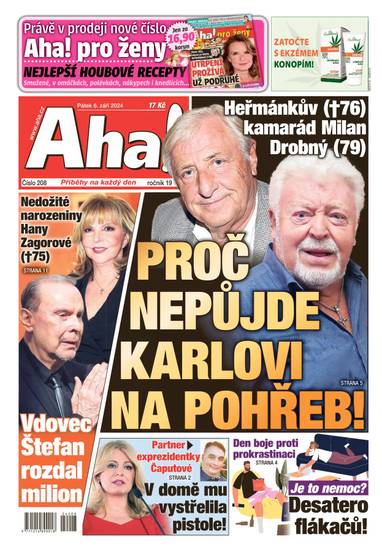 Aha! - 6.9.2024 - CZECH NEWS CENTER a. s.