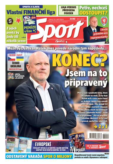 Sport - 10.9.2024 - CZECH NEWS CENTER a. s.