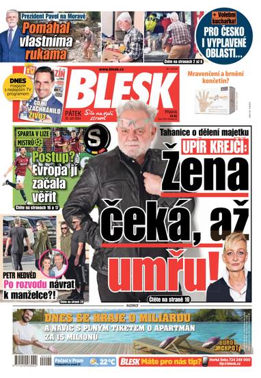 BLESK - 20.9.2024 - CZECH NEWS CENTER a. s.