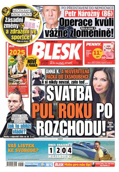 BLESK - 24.9.2024 - CZECH NEWS CENTER a. s.