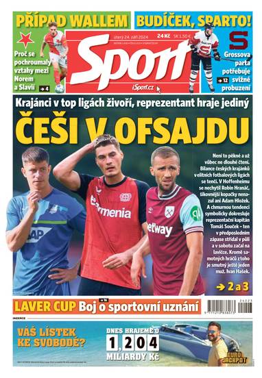 Sport - 24.9.2024 - CZECH NEWS CENTER a. s.