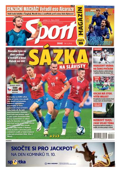 Sport - 11.10.2024 - CZECH NEWS CENTER a. s.