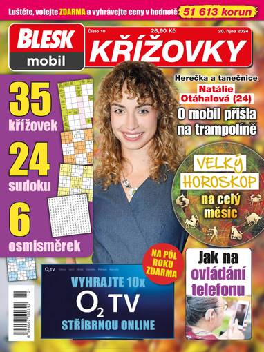 Časopis BLESKmobil KŘÍŽOVKY - 10/2024 - CZECH NEWS CENTER a. s.