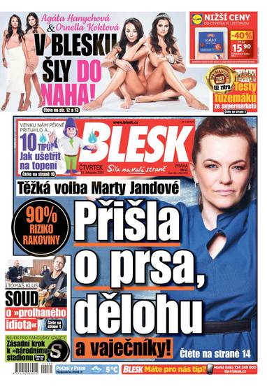 BLESK - 14.11.2024 - CZECH NEWS CENTER a. s.