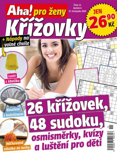 Časopis Aha! pro ženy Křížovky - 11/2024 - CZECH NEWS CENTER a. s.