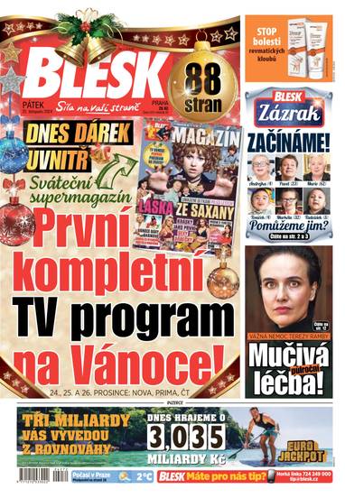 BLESK - 22.11.2024 - CZECH NEWS CENTER a. s.