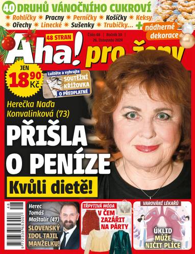 Časopis Aha! pro ženy - 48/2024 - CZECH NEWS CENTER a. s.