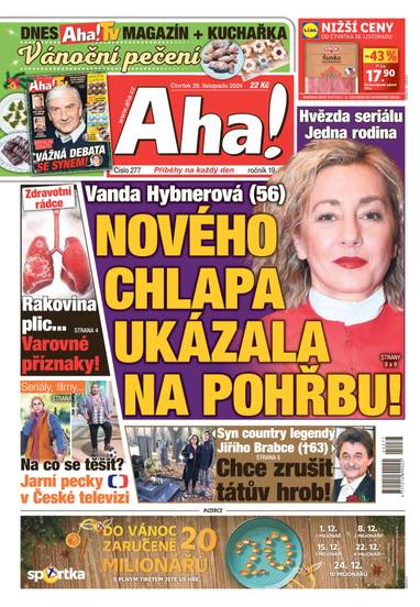 Aha! - 28.11.2024 - CZECH NEWS CENTER a. s.