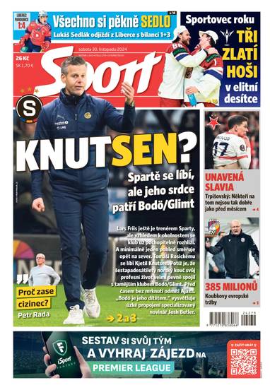 Sport - 30.11.2024 - CZECH NEWS CENTER a. s.
