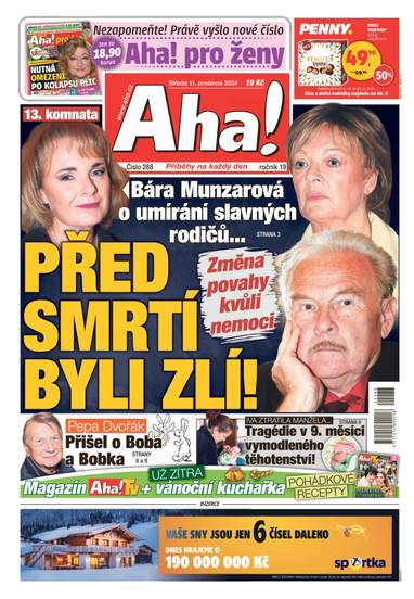 Aha! - 11.12.2024 - CZECH NEWS CENTER a. s.