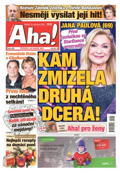 Aha! - 14.12.2024 - CZECH NEWS CENTER a. s.