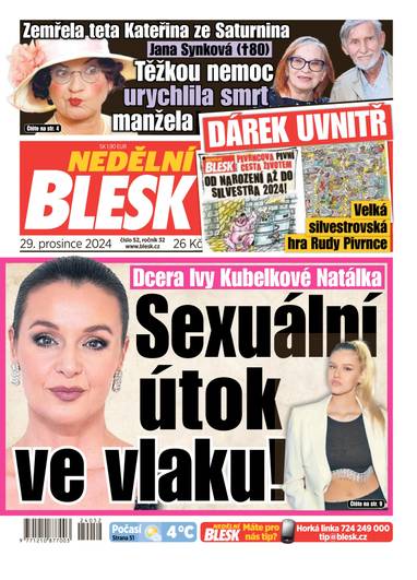 NEDĚLNÍ BLESK - 52/2024 - CZECH NEWS CENTER a. s.