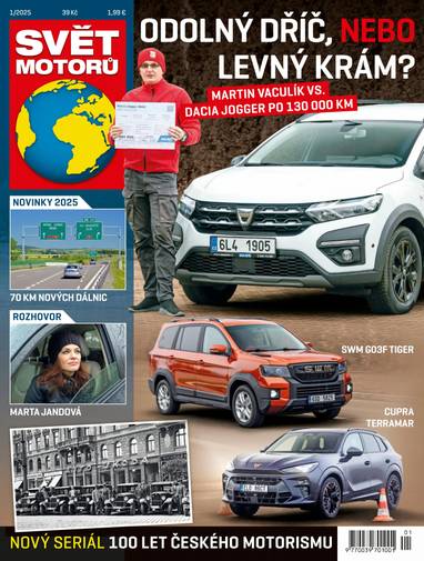 Časopis SVĚT MOTORŮ - 1/2025 - CZECH NEWS CENTER a. s.
