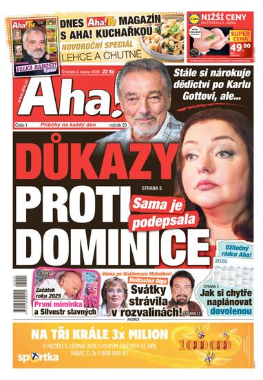 Aha! - 2.1.2025 - CZECH NEWS CENTER a. s.