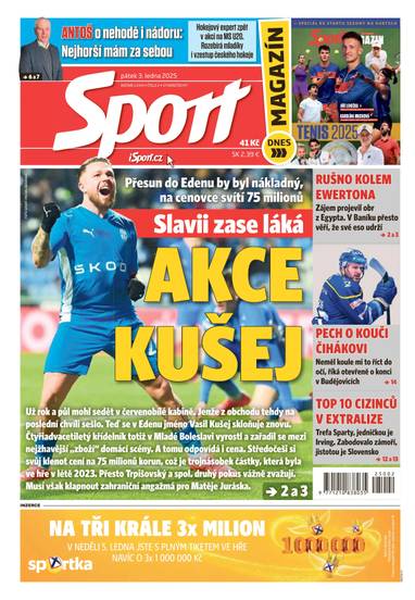 Sport - 3.1.2025 - CZECH NEWS CENTER a. s.