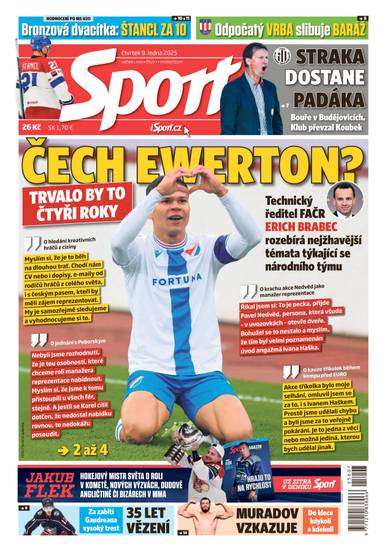 Sport - 9.1.2025 - CZECH NEWS CENTER a. s.